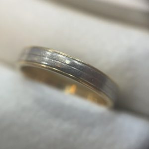 K18/Pt900 ハーフ リング