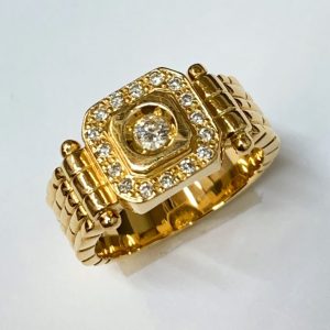 K18 ダイヤモンドリング アクセサリー