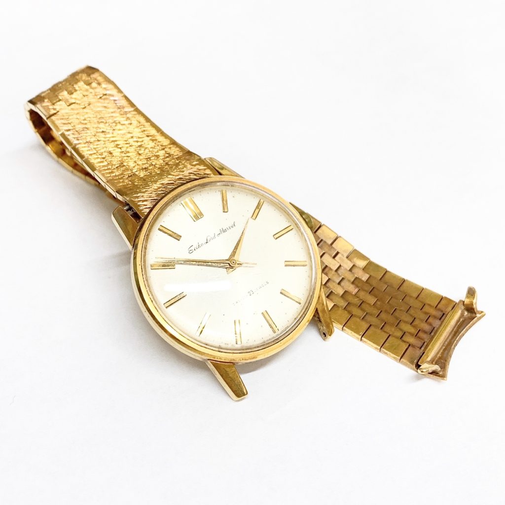 SEIKO ロードマーベル 5740-1990 K18 壊れた腕時計