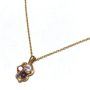 K18 18金 アクセサリー 宝石つき ネックレス