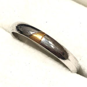 K18 Pt950 18金 プラチナ950 コンビ リング 指輪