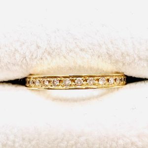 K18 0.20ctメレダイヤモンド リング