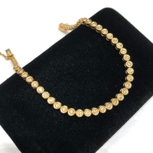 K18 18金 ダイヤ 1.03ct ブレスレット