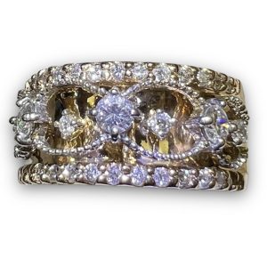 K18 メレダイヤリング