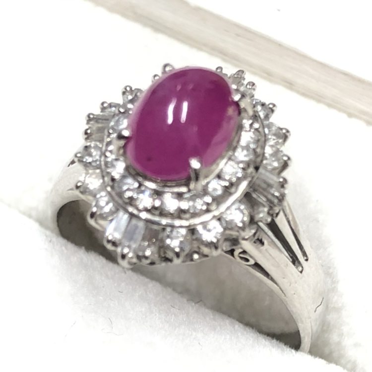 Pt900 ルビー リングの買取実績 | 買取専門店さすがや 