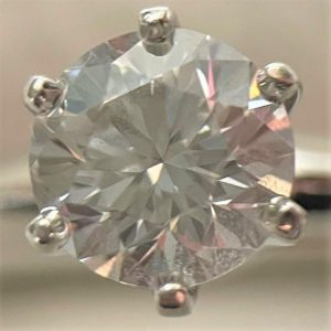 ティファニー プラチナ ダイヤモンドリング Pt900 0.43ct