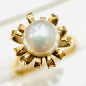 K18 パールリング