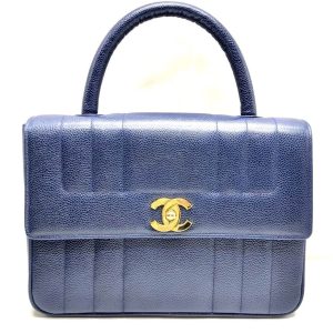 CHANEL シャネル キャビアスキン マドモアゼル ハンドバッグ