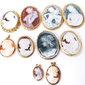K18 カメオ トップ ブローチ おまとめ
