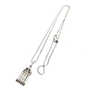 Pt900 メレダイヤ付きネックレス