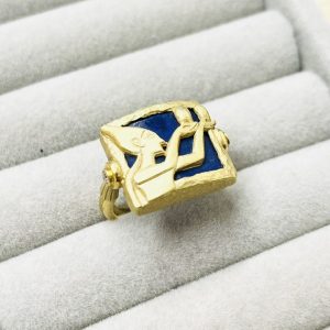 K18 メレダイヤ付きリング
