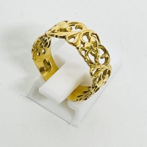 K18 18金 デザインリング