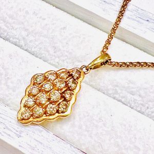 K18 0.53ctメレダイヤモンド ネックレス