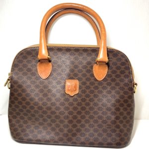 セリーヌ マカダム柄 ハンドバッグ