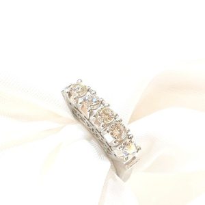Pt900 メレダイヤモンド 0.4ct リング