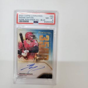 野球カード 大谷選手サイン入り