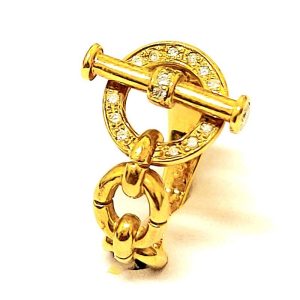 K18 ダイヤモンド0.24ct リング