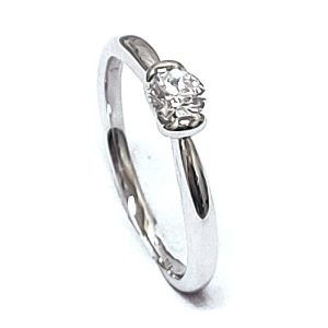 Pt1000 ダイヤモンド0.374ct リング