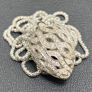 K18WGネックレス