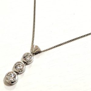 Pt900 メレダイヤネックレス アクセサリー