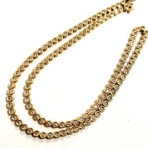 K18 メレダイヤ ネックレス アクセサリー