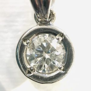 Pt850 ネックレス ダイヤモンド 0.382ct