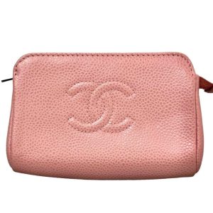 シャネル キャビアスキンポーチ