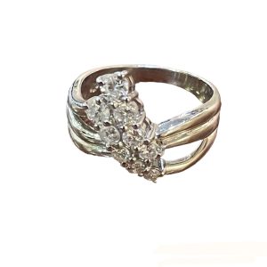 Pt850 メレダイヤリング