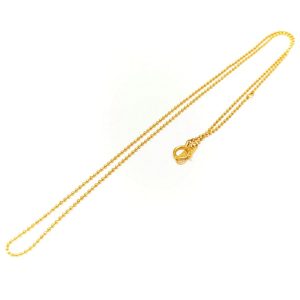 K18 ボールチェーンネックレス