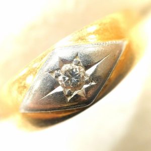 K18/Pt850 ダイヤモンドリング