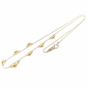 Pt850/K18 コンビネックレス