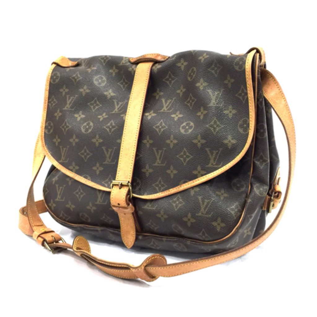 ルイヴィトン Louis Vuitton ソミュール モノグラム ショルダーバッグ  