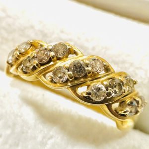 K18(18金) メレダイヤモンドリング