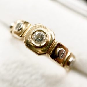 K18 リング ダイヤモンド 0.2ct