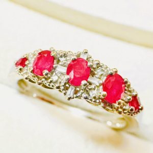 Pt950(プラチナ950) ルビーリング