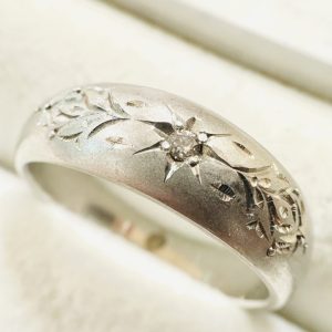 Pt900(プラチナ900) メレダイヤリング