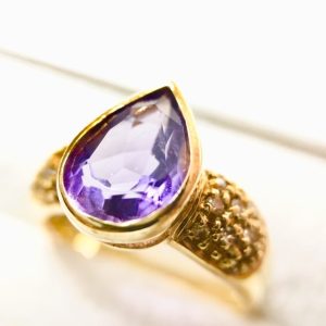 K18 アメジスト リング