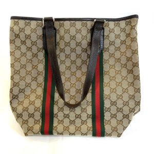 GUCCI グッチ シェリーライン トートバッグ