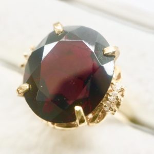 K18 ガーネットリング