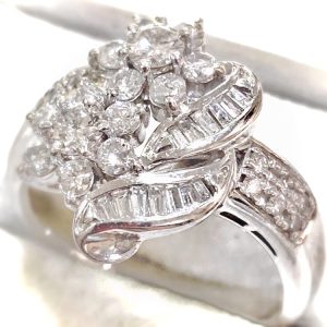 Pt900 メレダイヤリング