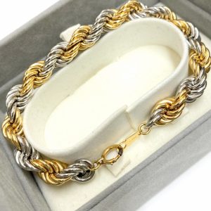 18金 プラチナ850 K18 Pt850 ブレスレット