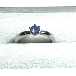 Pt900　プラチナ　リング　タンザナイト 0.3ct