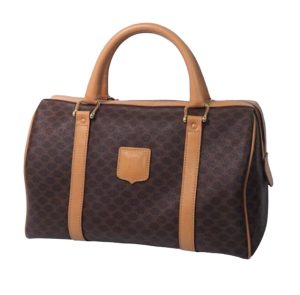 セリーヌ CELINE マカダム柄 ミニボストンバッグ ハンドバッグ