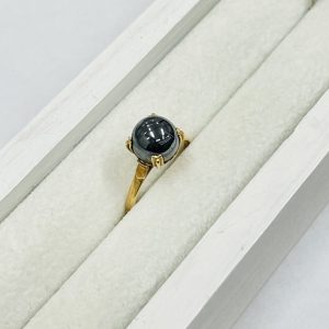 K18/18金　リング 指輪 ジュエリー ブラックパール
