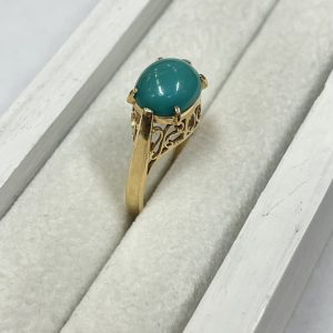 K18/18金 貴金属 リング ジュエリー アクセサリー トルコ石5ct