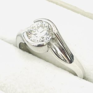Pt900　ダイヤモンドリング