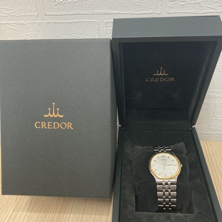 CREDOR(クレドール) SEIKO 腕時計 8J81‐0AP0 稼働品 箱付の買取実績 ...