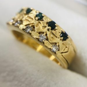 K18(18金) ダイヤモンド 0.15ct 付き リング アクセサリー
