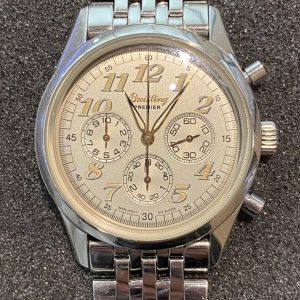 BREITLING ブライトリング ナビタイマー プレミエ クロノグラフ 自動巻き A40035 白文字盤