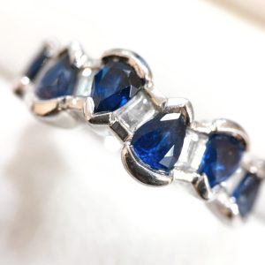 Pt900(プラチナ900) サファイアリング